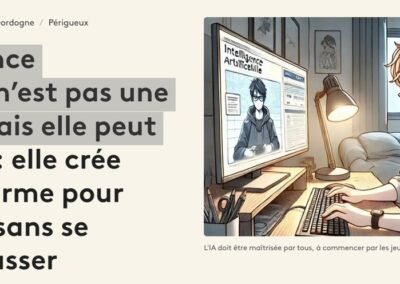 Interview France 3 : Marianne Dabbadie crée une plateforme pour utiliser l’IA sans se laisser dépasser