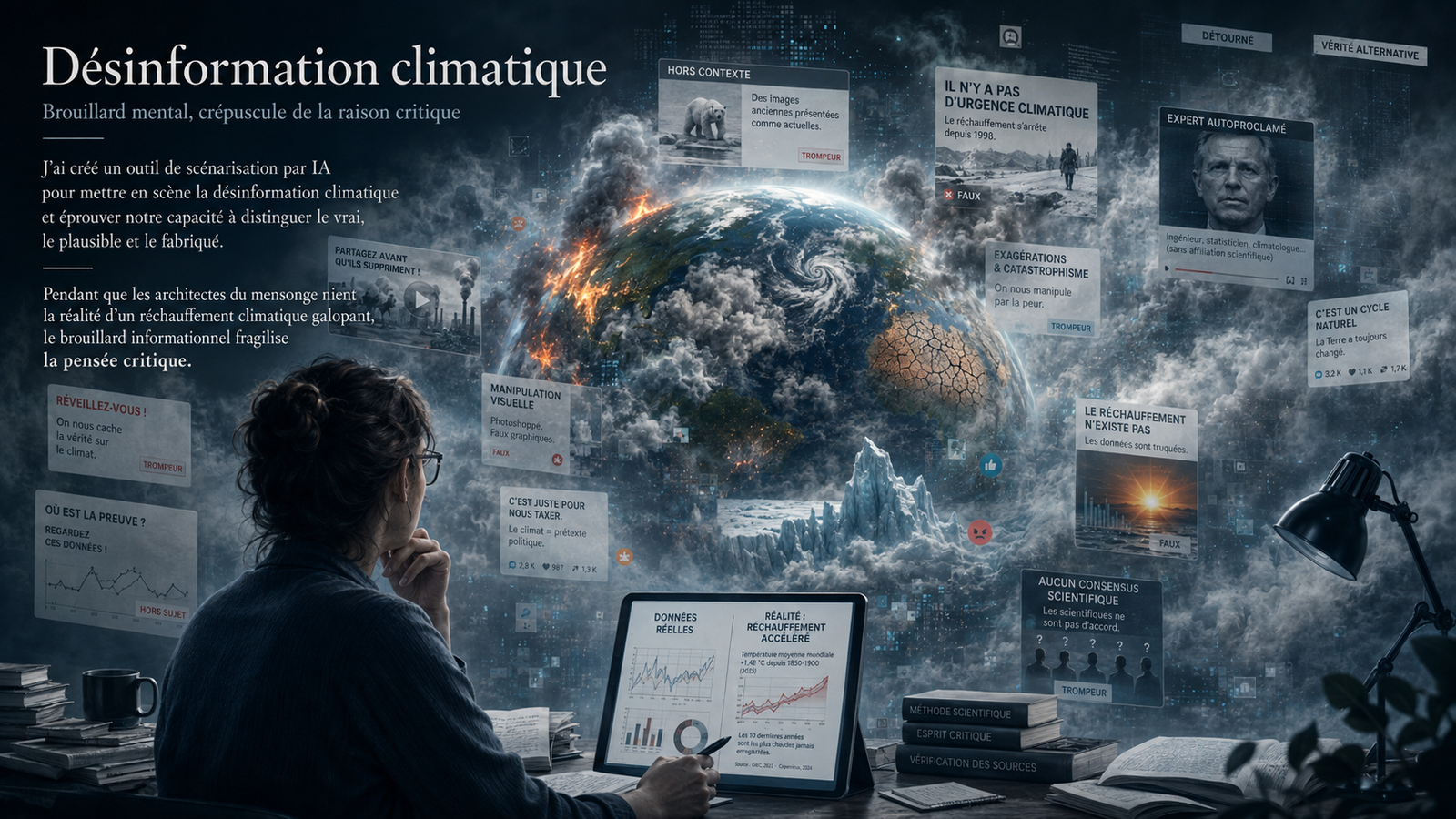 désinformation climatique et pensée critique
